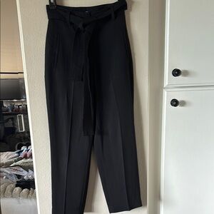Wilfred Elegant Black Dress Pants with Belt